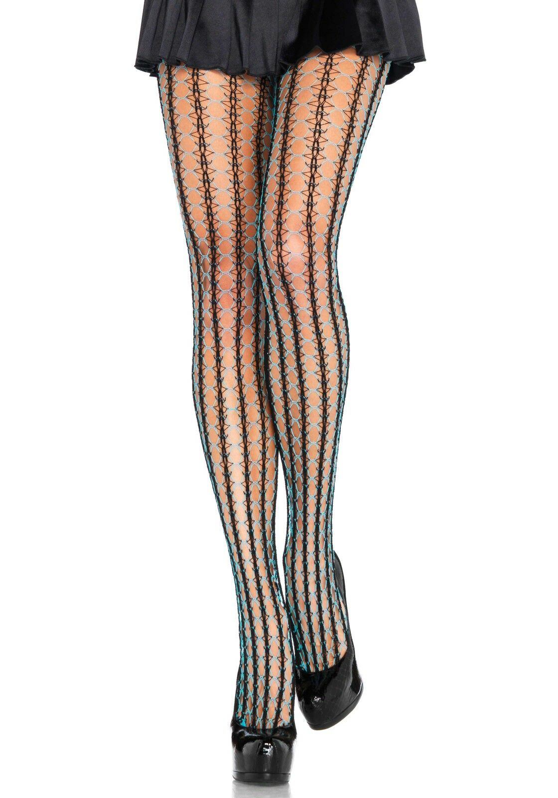 Thorn Net Contrast Colour Tights